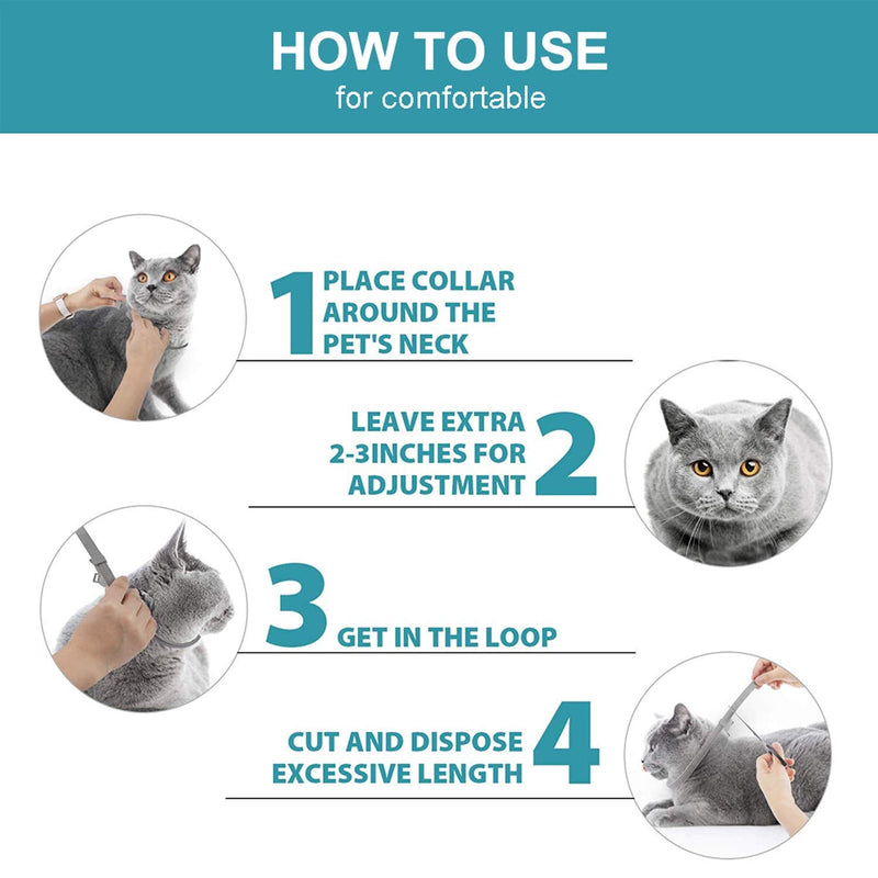 Calming Collar for Cats and Kittens Relieve Reduce Anxiety or Stress Pheromones Formula Waterproof Your Pet Lasting Calm Collar Up to 15 Inch Fits Cat 1Pack - PawsPlanet Australia