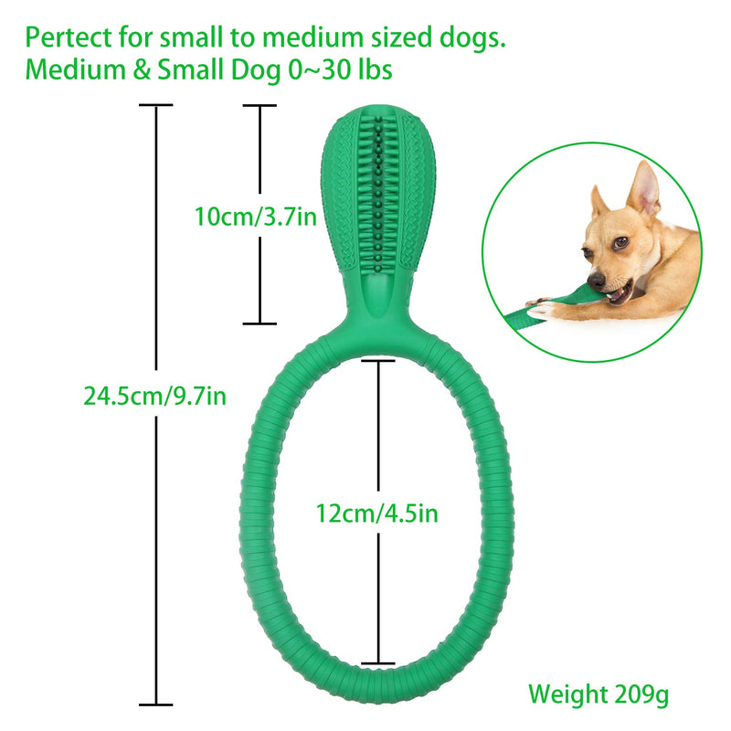 JWTEEE Chew Toys for Dogs, Pet Dog Puppy Natural Rubber Dental Teething Healthy Teeth Gums Chew Toy - PawsPlanet Australia