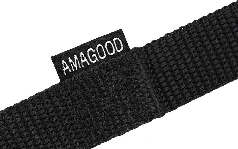 AmaGood Dog/Puppy Obedience Recall Training Long Dog Leash- 20 feet 30 feet 50 feet 15 feet Long Leash for Dogs Training,Recall,Play,Safety,Camping 15 Foot (Pack of 1) Black - PawsPlanet Australia