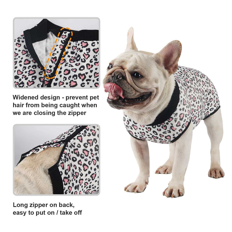 Due Felice Surgical Recovery Suit for Female Male Dog Cat Recycled Fabric Doggy Surgery Onesie After Surgery Wear Pet Cone Alternative for Abdominal Wounds Skin Diseases Bee/XS XS(Chest:13.8"/35cm;Back:10.2"/26cm) - PawsPlanet Australia
