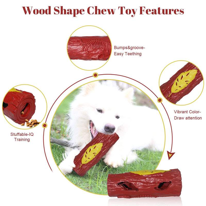 Dog Chew Toys for Aggressive Chewers Large Breed, Heavy Chewers Dog Toy, Indestructible Dog Toys for Small Medium Large Dogs Burlywood 5.5 In - PawsPlanet Australia