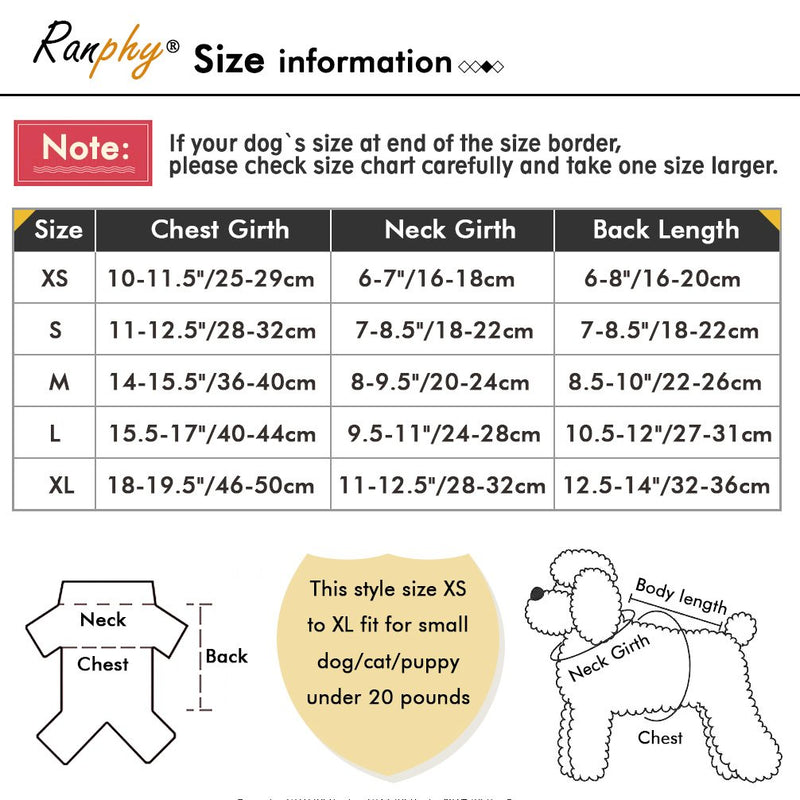 Ranphy Waterproof Dog Snowsuit Jumpsuit Hoodie Winter Coat Pet Fleece Lined Clothes Puppy Cotton Padded Outfit Cold Weather Hooded Airman Jacket Warm Cat Clothes Chihuahua Parka Girls Boys Brown S - PawsPlanet Australia