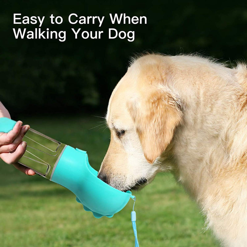 Portable Dog Water Bottle, Outdoor Dog Water Drinking Cup, Leak Proof Portable Puppy Water Dispenser with Garbage Shovel for Pets Outdoor Walking, Hiking, Travel, Food Grade Plastic - PawsPlanet Australia