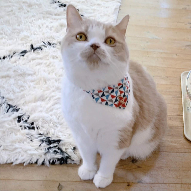 Necoichi Ninja Cat Bandana Collar (Blue) Blue - PawsPlanet Australia