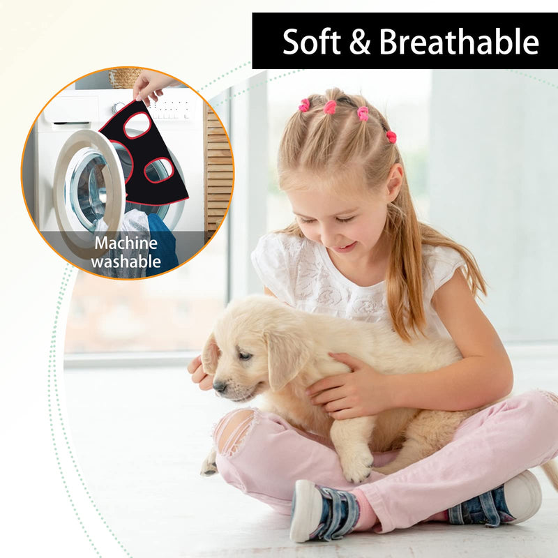LuckyOpt Dog Grooming Hammock, Breathable Pet Hammock for Grooming with 2 S Hooks, Dog Snake Harness for Nail Clipping Trimming Small & Medium Cats & Dogs (M) M - PawsPlanet Australia