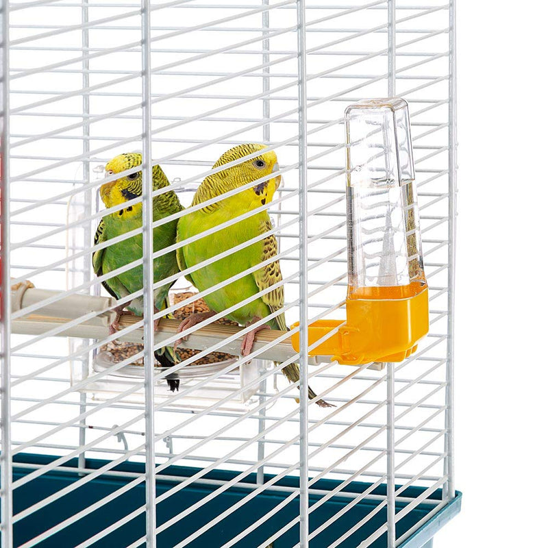 Ferplast Rectangular Shape Cage for Exotic Birds and Canaries, 49 x 30 x 48.5 cm - PawsPlanet Australia