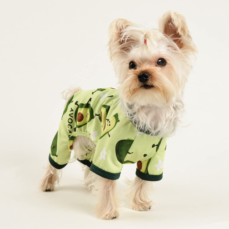 Dog Pajamas for Small Dog Girl Boy Puppy Pjs Jammies 4 Leg Dog Clothes for Chihuahua Yorkie Summer Onesies Jumpsuit Clothing for Pet Dogs Male Female (Medium, Monkey) Medium - PawsPlanet Australia