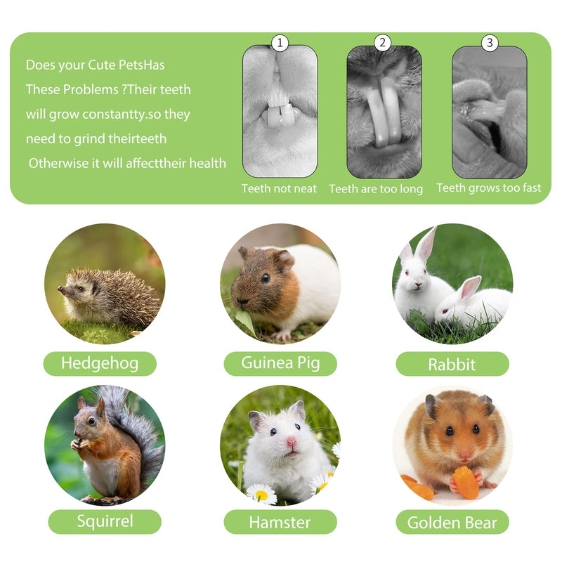 Rabbit chew toys, 17 pieces rabbit toys, hamster toys, rabbits, natural timothy grass chewing balls, nibbler, rabbit accessories for bunnies, chinchillas, hamsters, guinea pigs, gerbils - PawsPlanet Australia