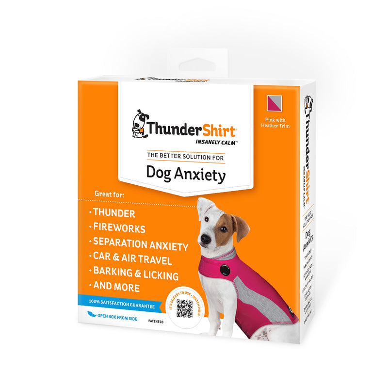 ThunderShirt Polo Dog Anxiety Jacket Small (15-25 lbs) Pink - PawsPlanet Australia