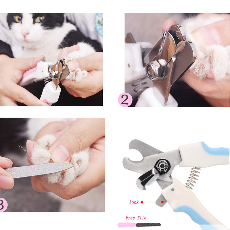 FAYRUNOD pet Nail Clippers Small Animal Nail Care Dog/cat Trimmers cat Clipper for Large Dogs Puppy Supplies Small Grooming File toenail - PawsPlanet Australia