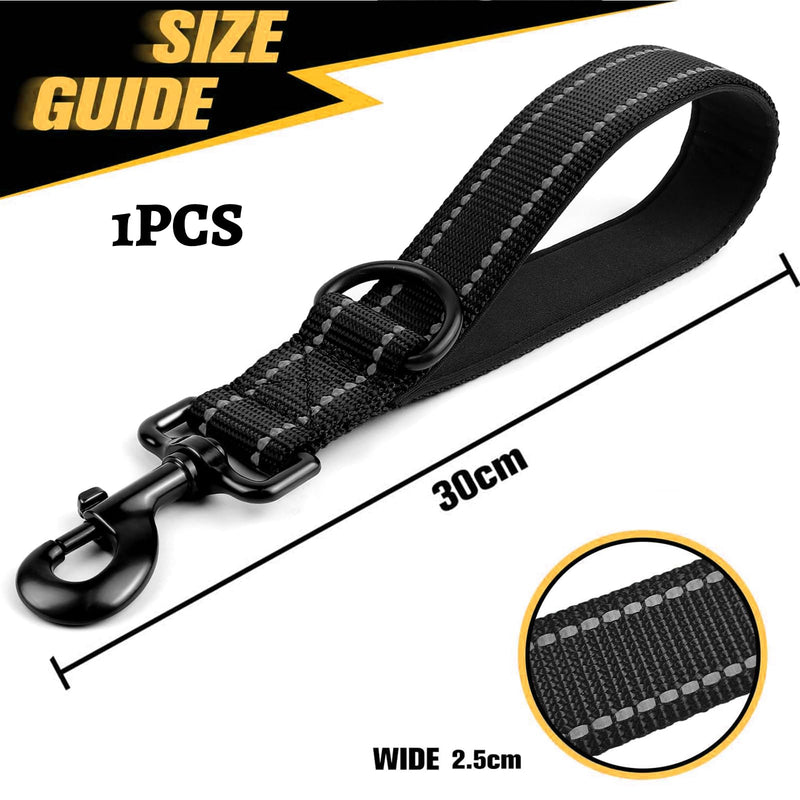 Mezrkuwr® Strong Short Dog Leash, Heavy Duty Dog Traffic Leash, Dog Training Control Leash, Reflective Leashes for Medium and Large Dogs - PawsPlanet Australia