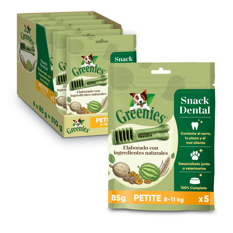 Greenies 100% Natural Dental Snack for Small Dogs (6 x 85g) - PawsPlanet Australia