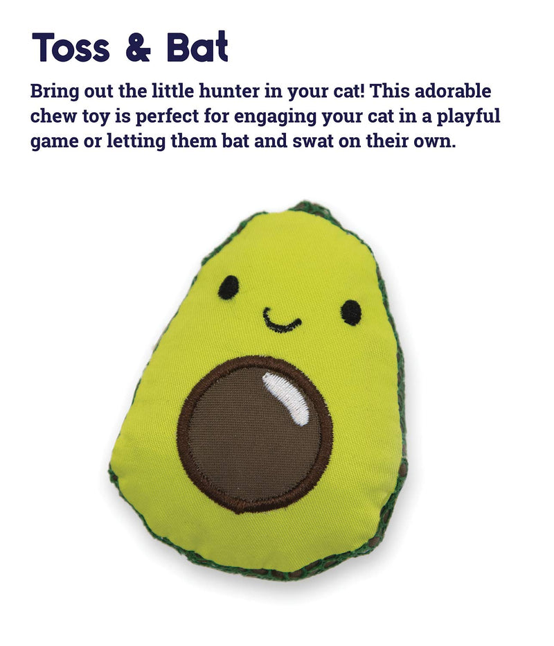 Catnip Foodie Toys Catnip Foodie Toys Avocado - PawsPlanet Australia