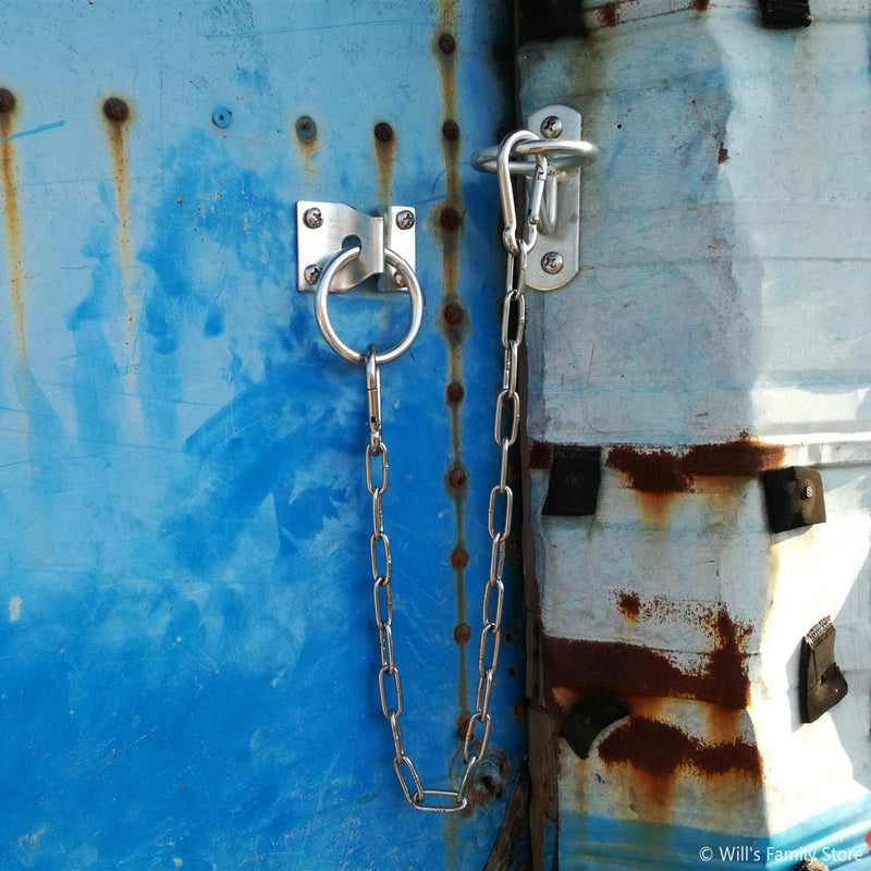 [Australia] - Will's Family Store Stable and Barn Bucket Hook Hanger with 2 inch Tie Ring for Playful Horse or Livestock 1 piece 