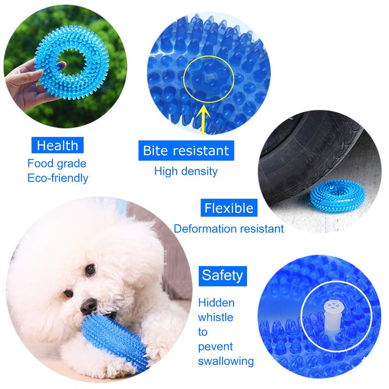 GHEART Dog Toys, Indestructible Dog Toys, Dog Chew toys, Dog Squeaky Toy, Dog Teething Toys, Dog Teeth Cleaning Chews, Interactive Dog Toys for Small and Medium Dogs Style - PawsPlanet Australia