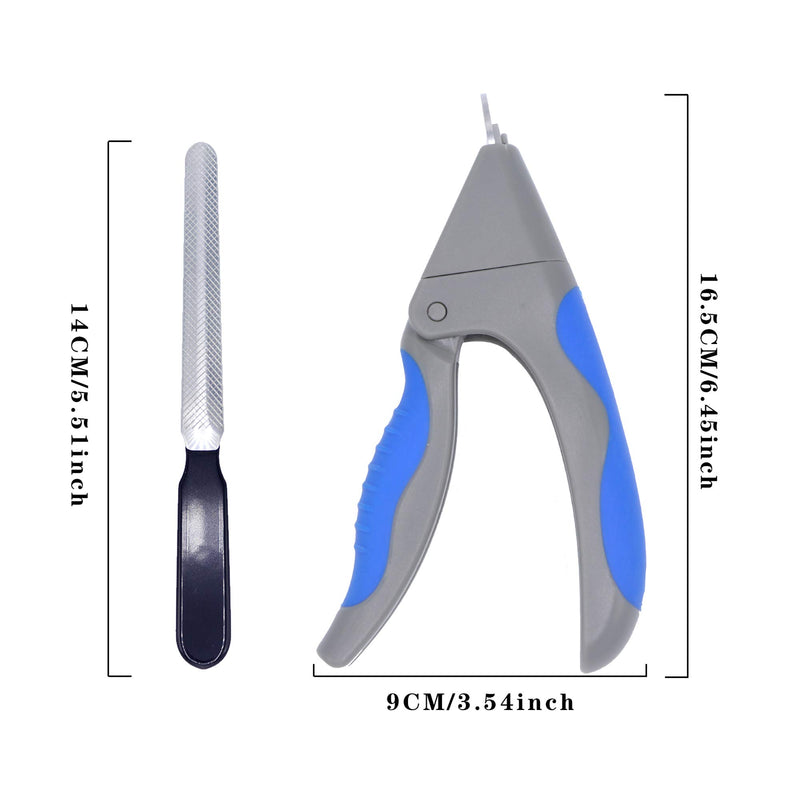 Sdefw Cat Dog Nail Clippers and Trimmer, Pet Nail File with Sharp Blade and Safety Guard, Professional Grooming Tools for Small Animals Claw Care - PawsPlanet Australia