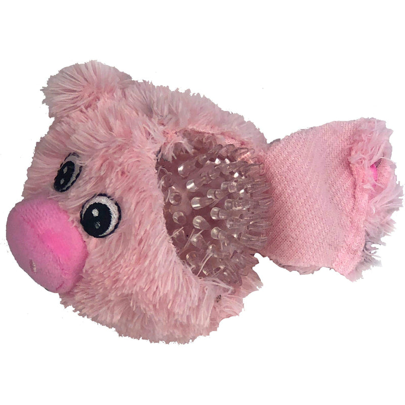 Pet Lou 4 Inch EZ Squeaky Pig, Small, Pink - PawsPlanet Australia