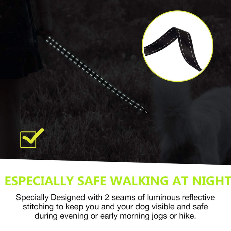 pecute Retractable Dog Lead- Easy One Button Brake & Lock- Reflective Nylon Tape Non-Slip Handle, 360° Tangle-Free Lead Extends up to 16ft of Freedom & Protection (Large) Large | 5m | Max 50KG - PawsPlanet Australia
