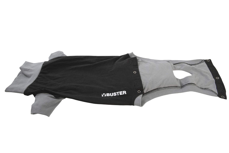 Buster Classic Body Suit for Dogs, X-Large, Black/Grey - PawsPlanet Australia
