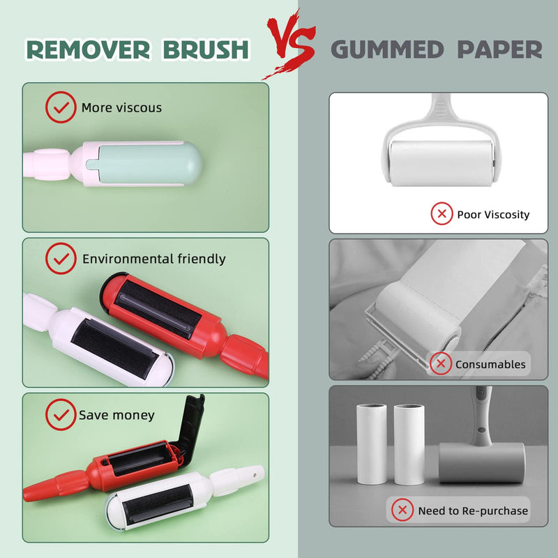 Zimuty lint roller for animal hair, reusable lint rollers for animal hair, animal hair remover for lint brush animal hair, animal hair lint roller for animal hair, animal hair roller for clothing (green) green - PawsPlanet Australia