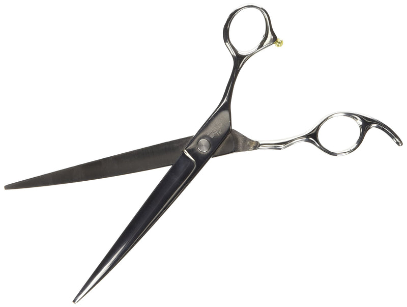 [Australia] - ShearsDirect Professional Curved Cutting Shears Off Set Handle with Anatomic Thumb and Gem Stone Tension, 7.5-Inch 
