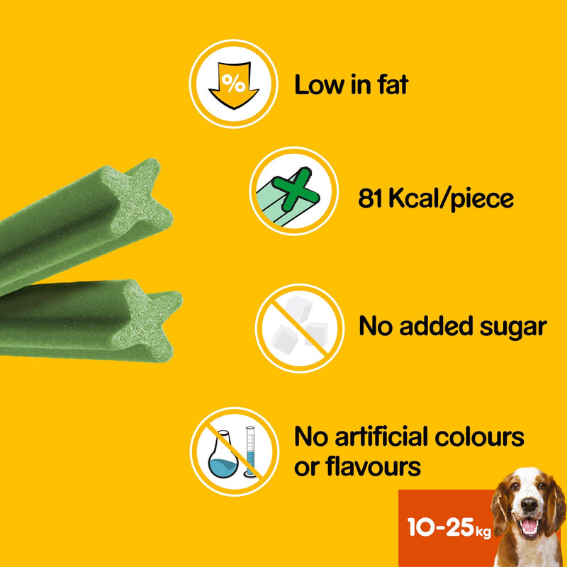 Pedigree Dentastix - Fresh Daily Dental Chews Medium Dog, 70 Sticks - 10 x 180 g flavor 3 - PawsPlanet Australia