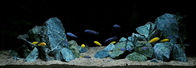 Aquarium Decoration Rock Fish Tank Natural Stone GREEN ANGEL 1kg Set - PawsPlanet Australia