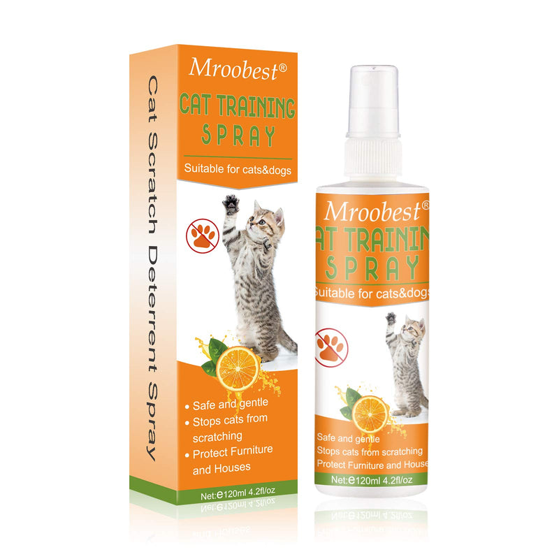 [Australia] - Mroobest Cat Scratch Deterrent Spray, Cat Trainin Spray, Stop Scratch Training Spray, Stress Prevent and Relax - Anti-Anxiety Spray for Pets, Suitable for Plants, Furniture, Floors 