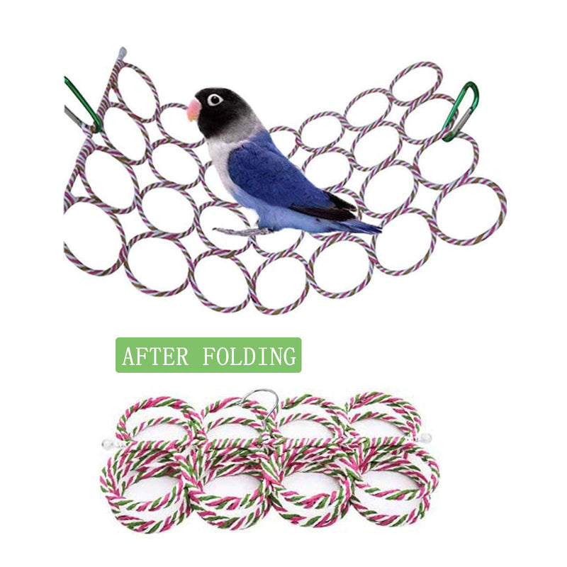 X-zoo Bird Swings Stand, Toys for Birds Birdcage Perches Hanging Ladders Climbing Toys for Parrot Budgies Parakeet (Randomly Color) - PawsPlanet Australia