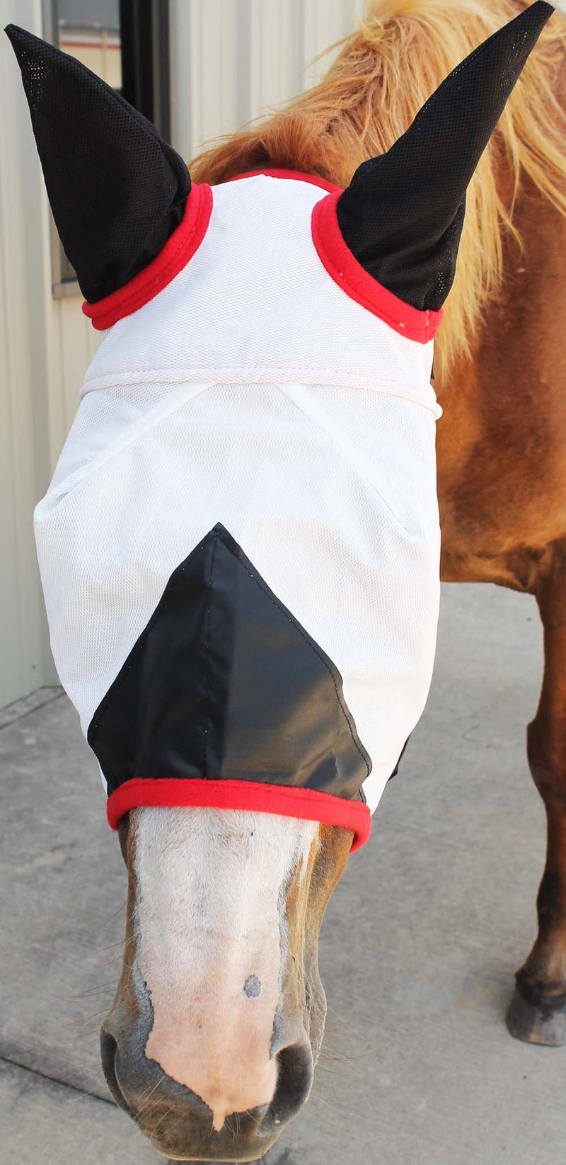 CHALLENGER Equine Horse Light Weight Mask Summer Spring Airflow Mesh 73246 - PawsPlanet Australia