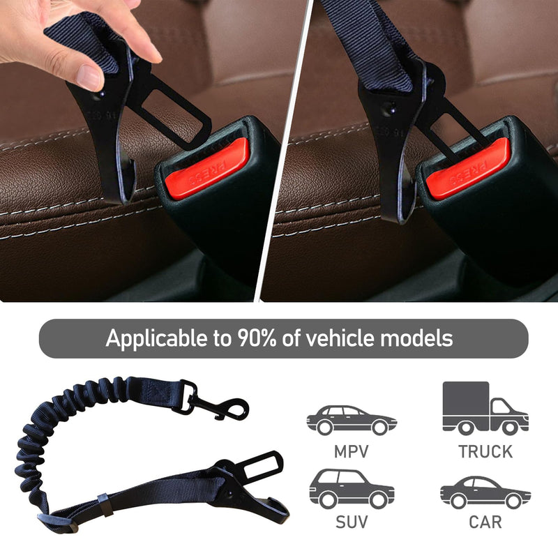 Idota dog seat belt car, shock absorber dog, seat belt dog car, elasticity of the elastic belt for pets, adjustable pull rope for pets - PawsPlanet Australia
