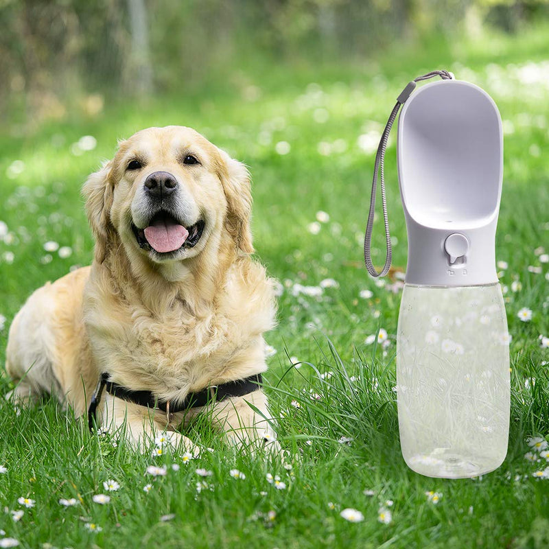 Starbea Dog Water Bottle, 19 OZ Leak Proof Portable Water Dispenser for Pet Large dogs Outdoor Walking Hiking Travelling 1 Count (Pack of 1) - PawsPlanet Australia