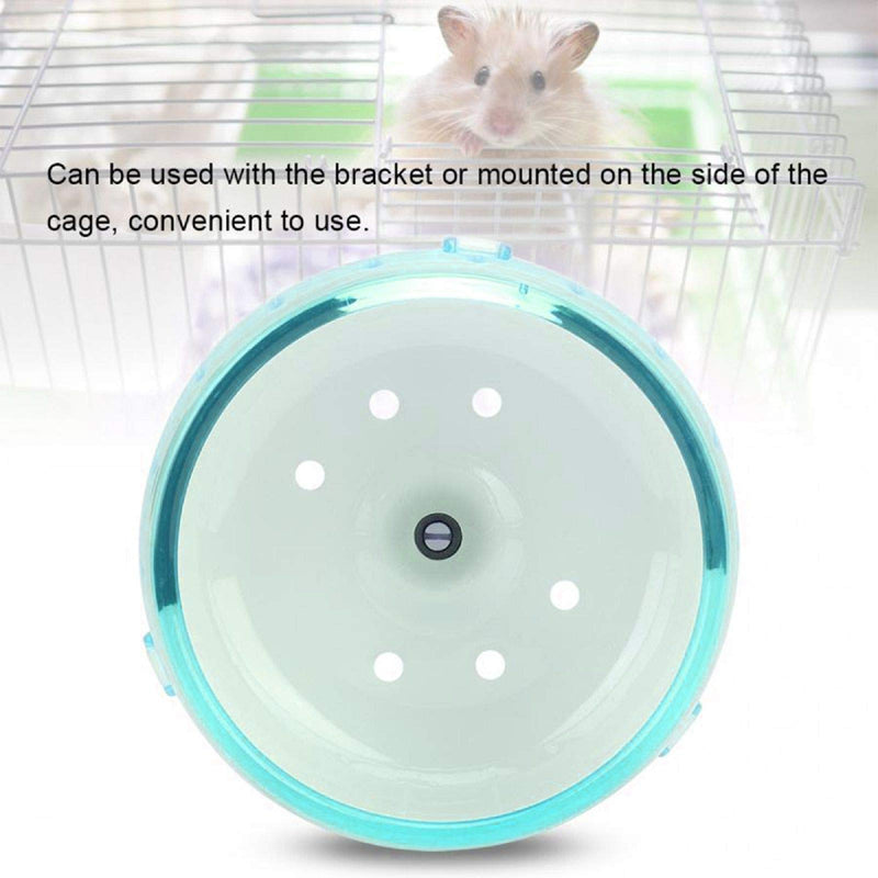 Gojiny Hamster Running Wheel,4.7/12cm Plastic Silent Roller Exercise Running Wheel for Hamster Guinea Pig Small Animals (Blue) Blue - PawsPlanet Australia