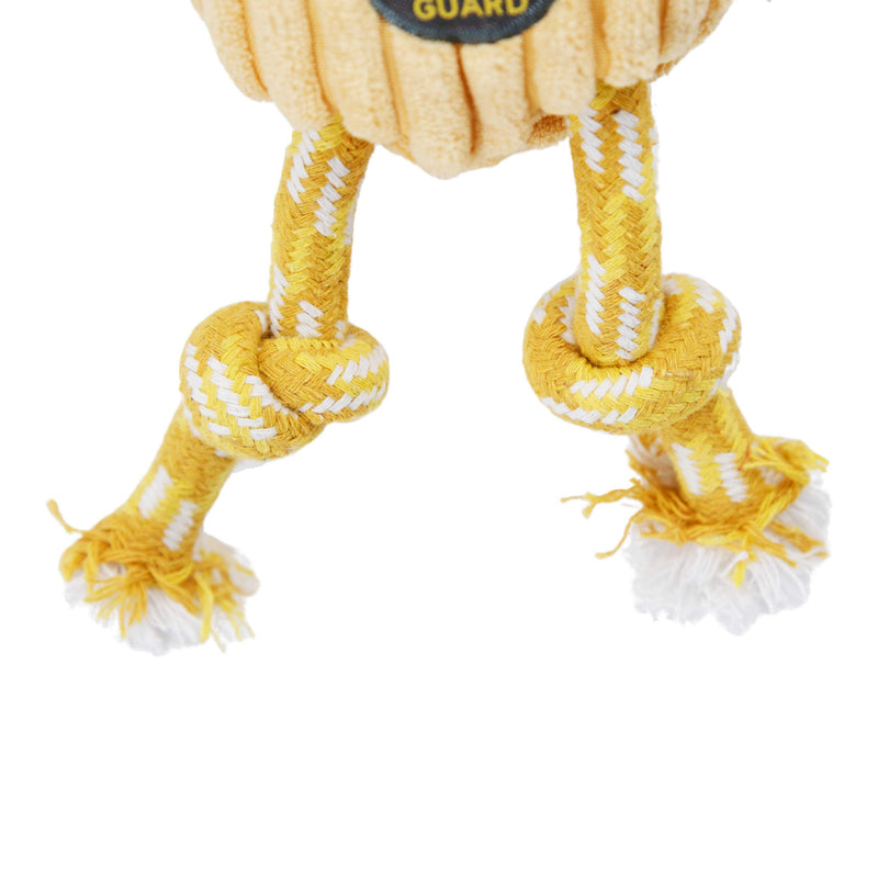 [Australia] - Charming Pet Squeakin’ Squiggles Monkey Dog Toy - Tough and Durable Corduroy Plush Squeaky Toy for Dogs Ranch Roperz Chicken 