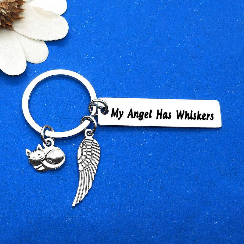 Pet Memorial Gift Sympathy Gift for Cat Lovers in Memory of Cat Keyring Cat Remembrance Gifts Loss of Cat Gift Keychain Pet Sympathy Gift for Family Friends Cat Memorial Keyring - PawsPlanet Australia