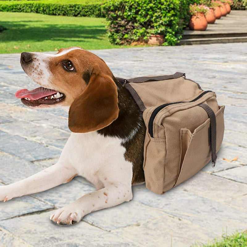 Dog Backpack - wear-resistant Pet Dog Outdoor Travel Camping Hiking Saddle Side Bag Large capacity for Medium Large Dog - PawsPlanet Australia