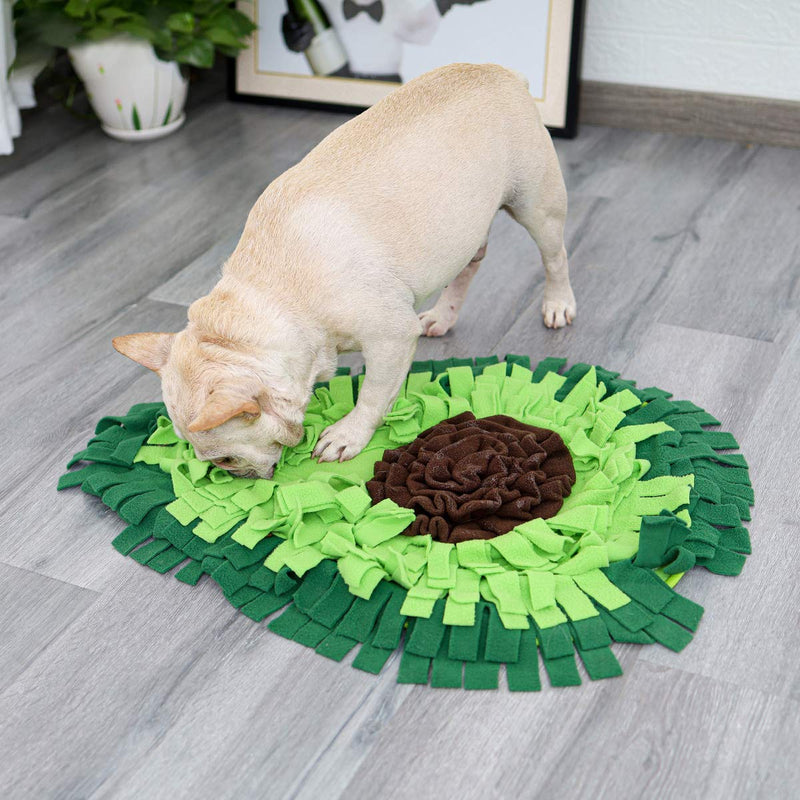 Homrich Dog Snuffle Mat,Pet Dog Feeding Mat Nosework Training Dog Slow Feeding Pad to Ncourages Natural Foraging Skills,Durable Interactive Dog Toys Interactive Food IQ Pet Puzzle Toy Stress Release - PawsPlanet Australia