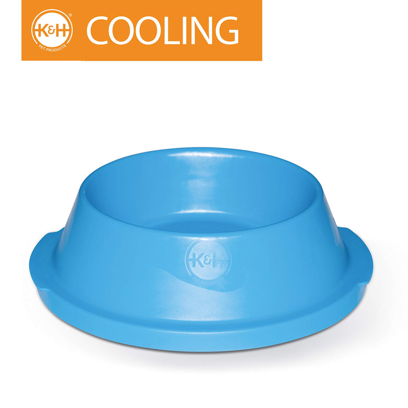 K&H Coolin' Water Bowl, Sky Blue, 32 oz - PawsPlanet Australia