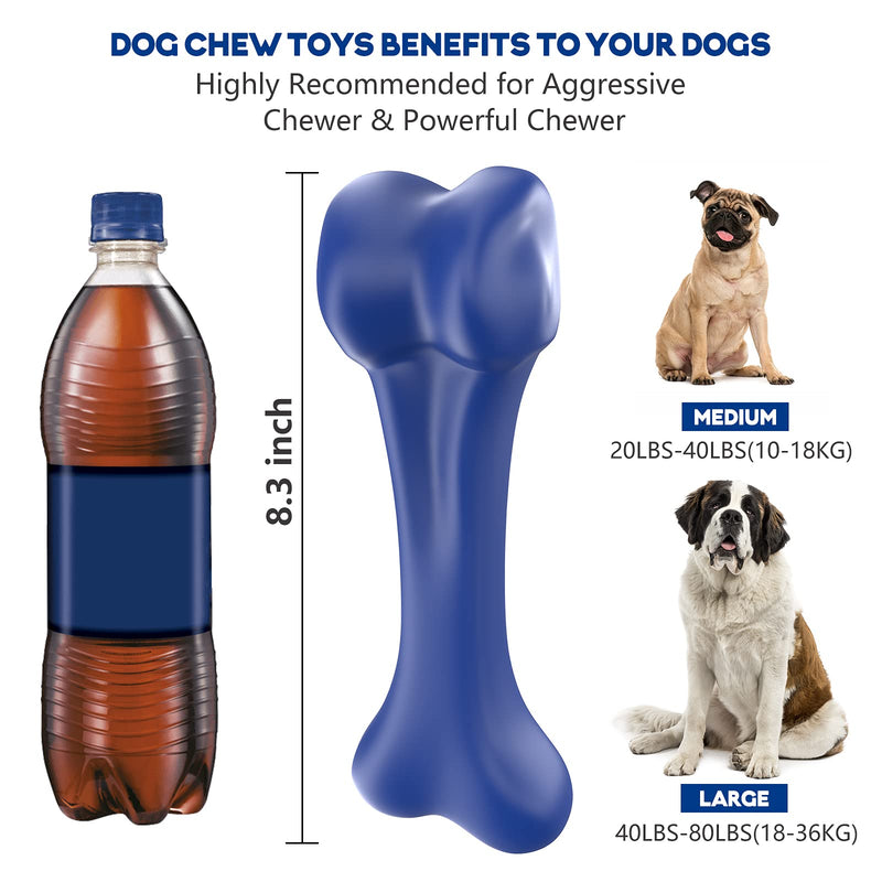 Dog Toys- FRLEDM Dog Chew Toys for Aggressive Chewers Large Breed-Non-Toxic Natural Rubber Indestructible Dog Toys for Medium/Large Dogs,Tough Dog Toys and Chews for Powerful Chewers - PawsPlanet Australia