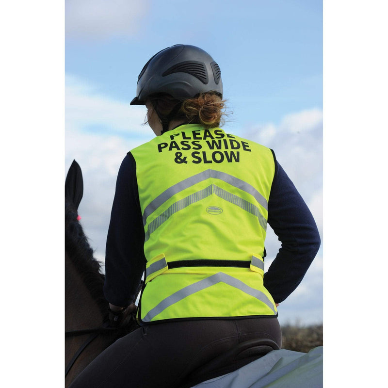 Weatherbeeta Reflective Hi-Vis Adults Waistcoat - Yellow XS - PawsPlanet Australia