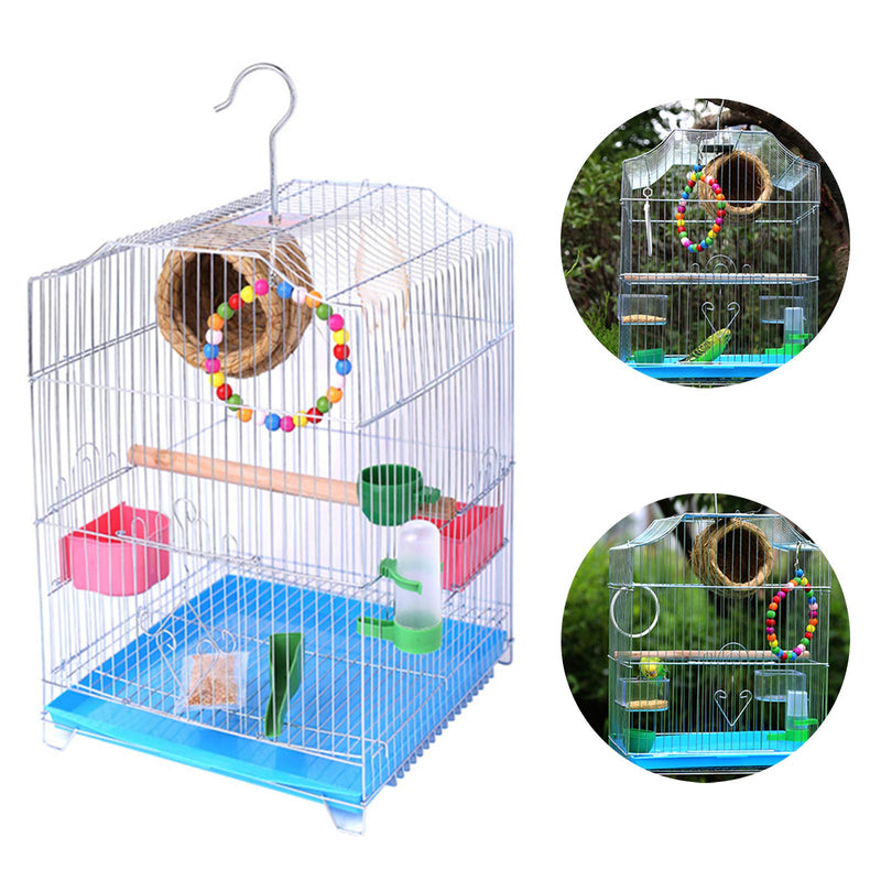 AHANDMAKER 6 Pcs Automatic Bird Water Bottle, 140ml Automatic Bird Feeder and 2 Pcs Plastic Pet Food Scoops, Bird Water Bottle Drinker Container Food Dispenser Hanging in Birds Cage - PawsPlanet Australia