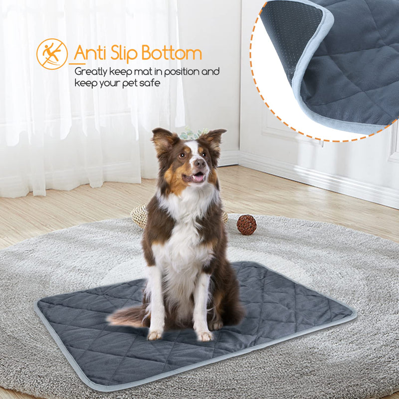 Nobleza Self-heating blanket for cats and dogs, pet heat mat, washable puppy thermal blanket, self-heating winter heat dog mat, dog non-slip heat blanket, size M 60 x 45 cm, L 60 x W 45 x H 1 cm - PawsPlanet Australia