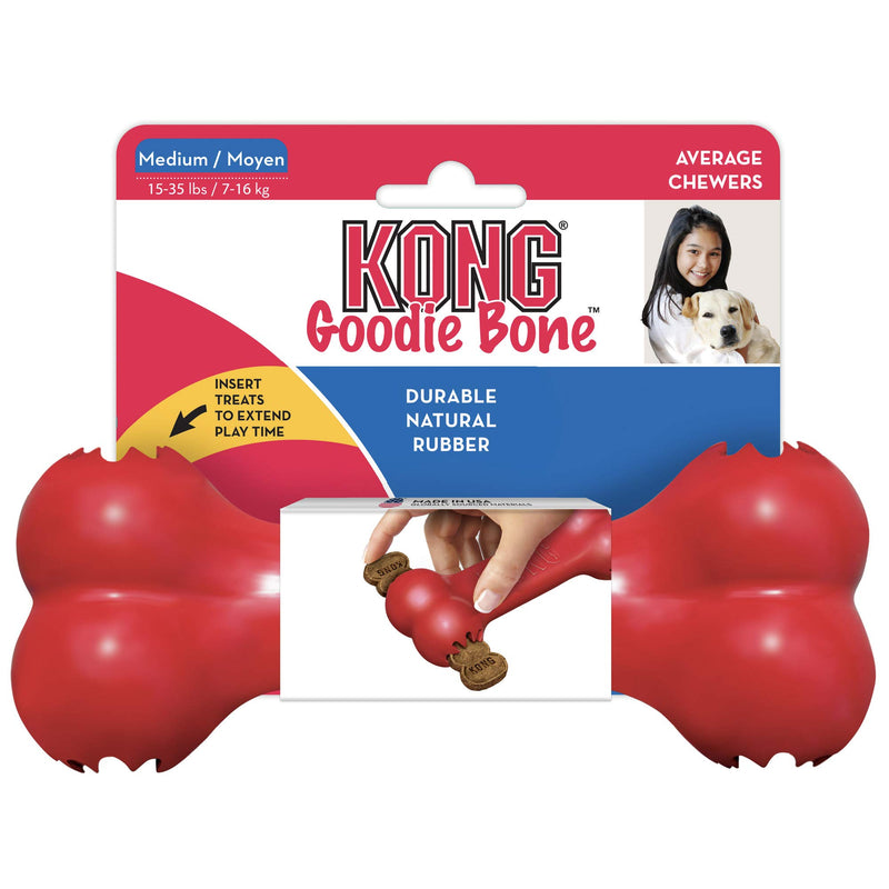 [Australia] - KONG Goodie Bone Dog Toy Medium 