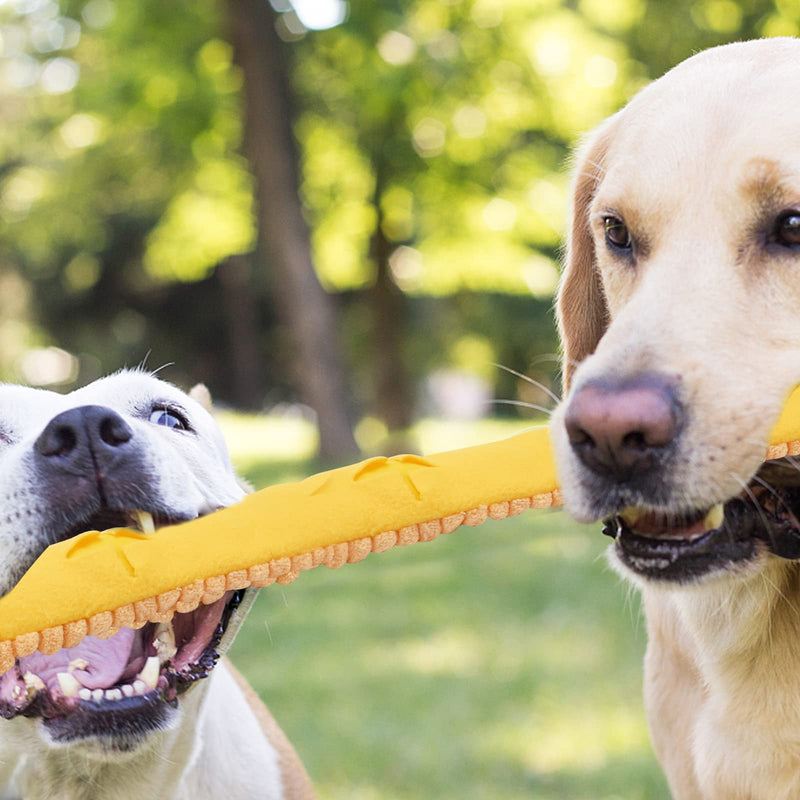 Dog toy intelligence, interactive dog toy puzzle, squeaky plush chew toy for puppies dogs, sniffing carpet pets toy, for food search instinct training, stress relief yellow - PawsPlanet Australia