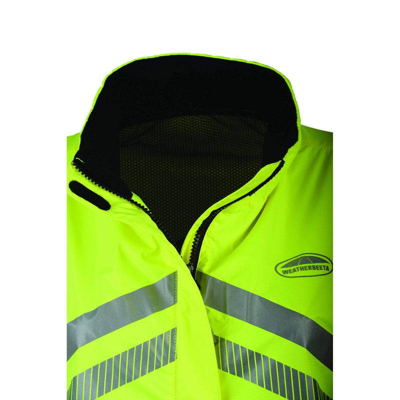 Weatherbeeta Reflective Adults Lightweight Waterproof Vest - Yellow XS - PawsPlanet Australia