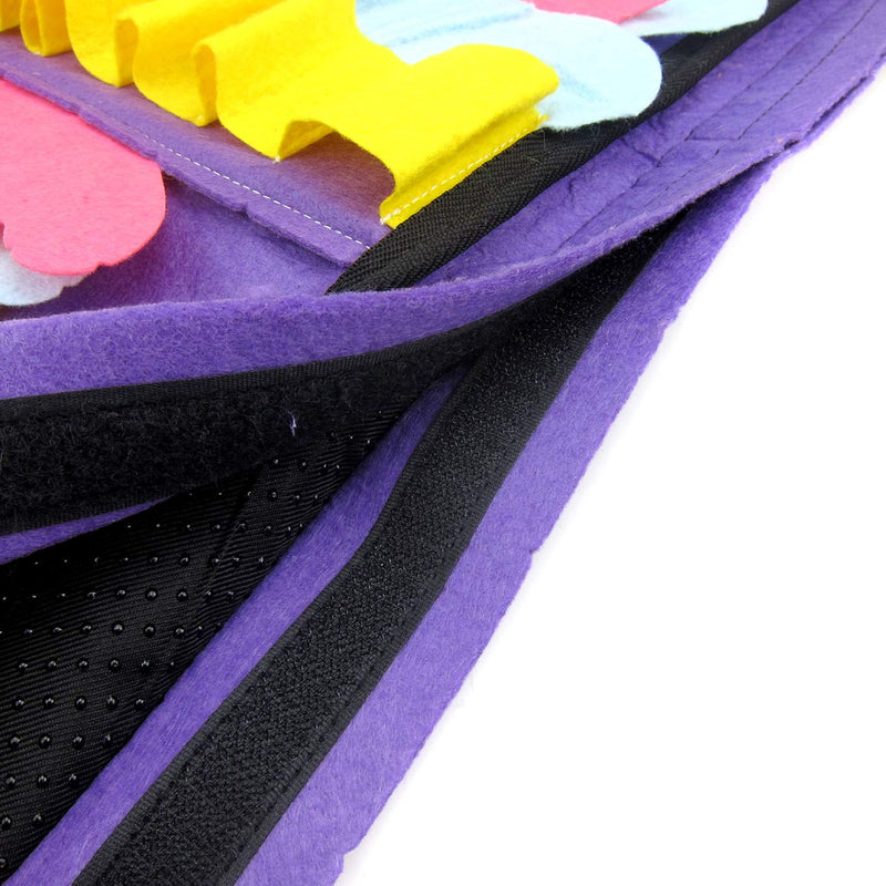 [Australia] - Alfie Pet - Carter Anti-Slip Snuffle Feeding Mat for Dogs - Color : Purple 