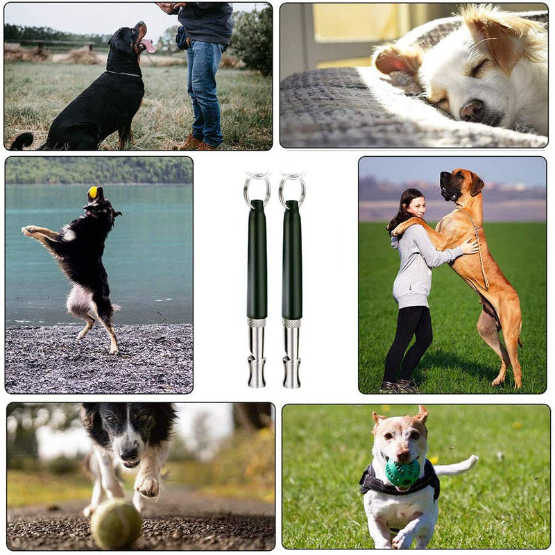 Wondery Ultrasonic Dog Whistle, Adjustable Pitch, Silent ultrasonic Dog Whistle, with Lanyard, for pet Dog Training, Professional Dog Whistles to Stop Barking - PawsPlanet Australia