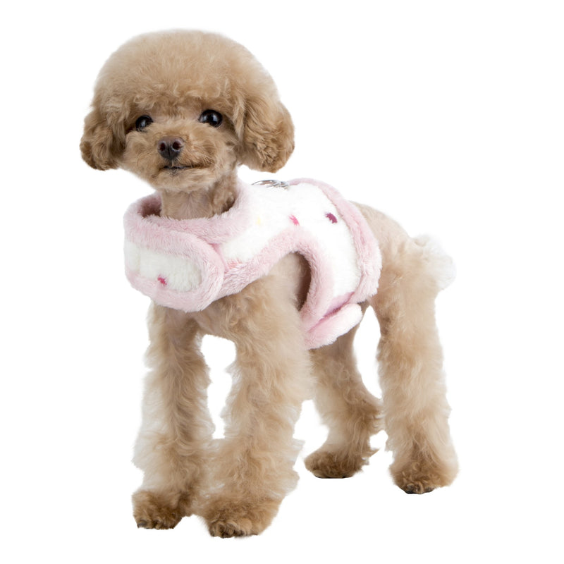 [Australia] - Pinkaholic New York Candyland Pinka Harness for Pets, Ivory, Large 