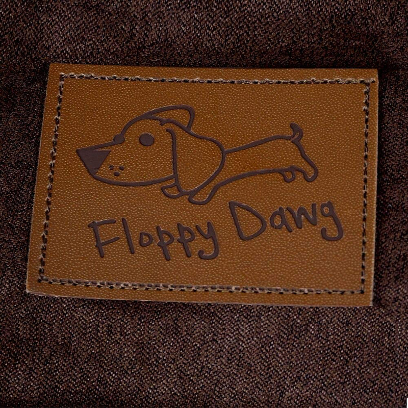 [Australia] - Floppy Dawg Universal Dog Bed Cover Replacement Medium Beige, Brown 