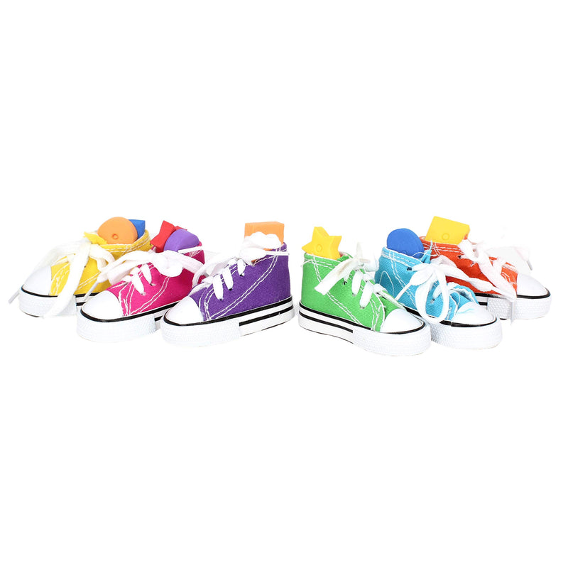 [Australia] - Bonka Bird Toys Sneakers Cotton Colorful Versatile Chew Parrot Budgie Finch Quaker Dove Parrotlet (6) Sneakers 